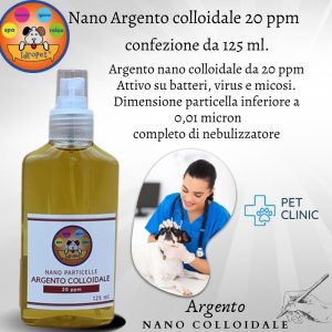 nano argento colloidali 20 ppm