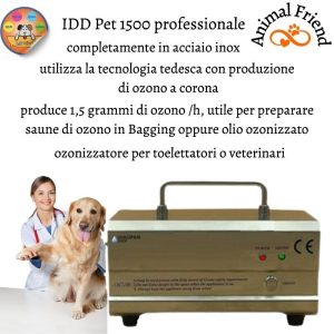Ozono IDD Professional 1500 Idropet per toelettatori e veterinari